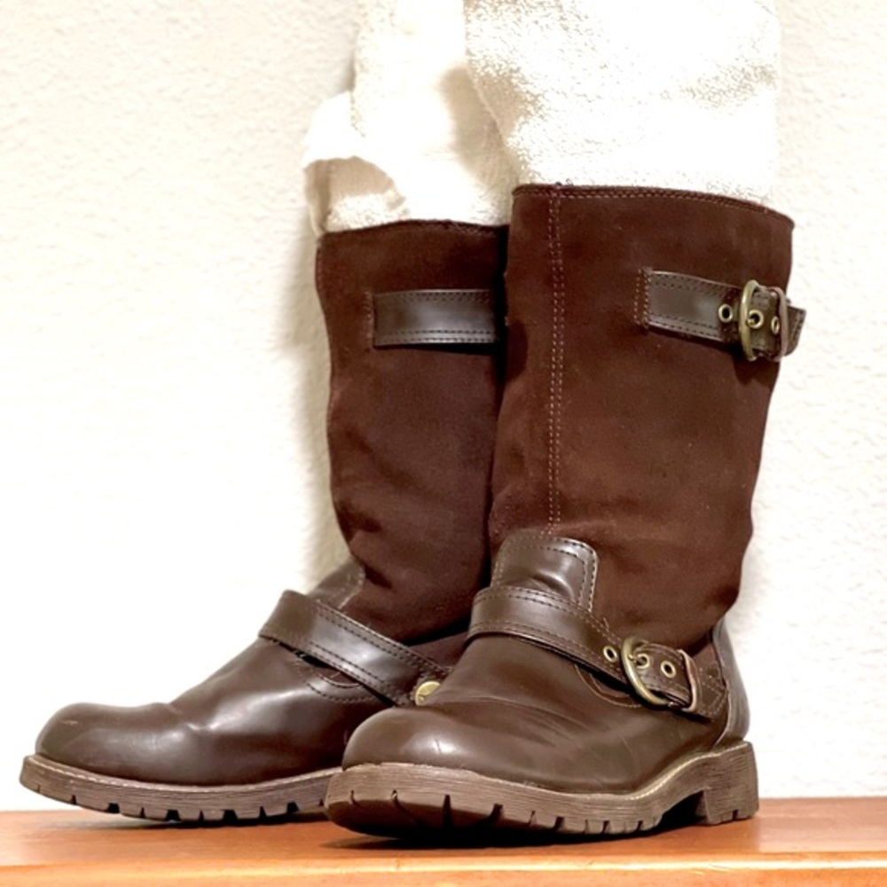 Nice Looking Mid-Ankle Walking or Riding Boots With Buckles by Rocket Dog